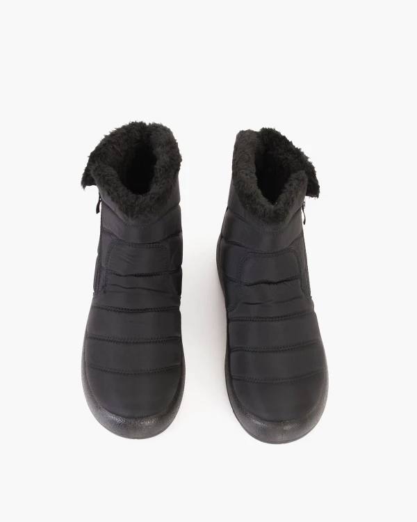 Czarne śniegowce damskie ortalionowe 3