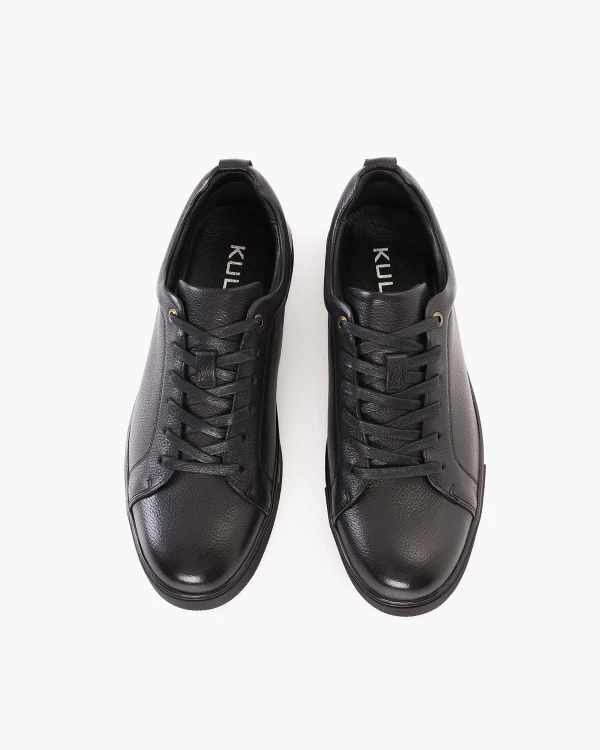 Czarne półbuty męskie z naturalnej skóry licowej 3