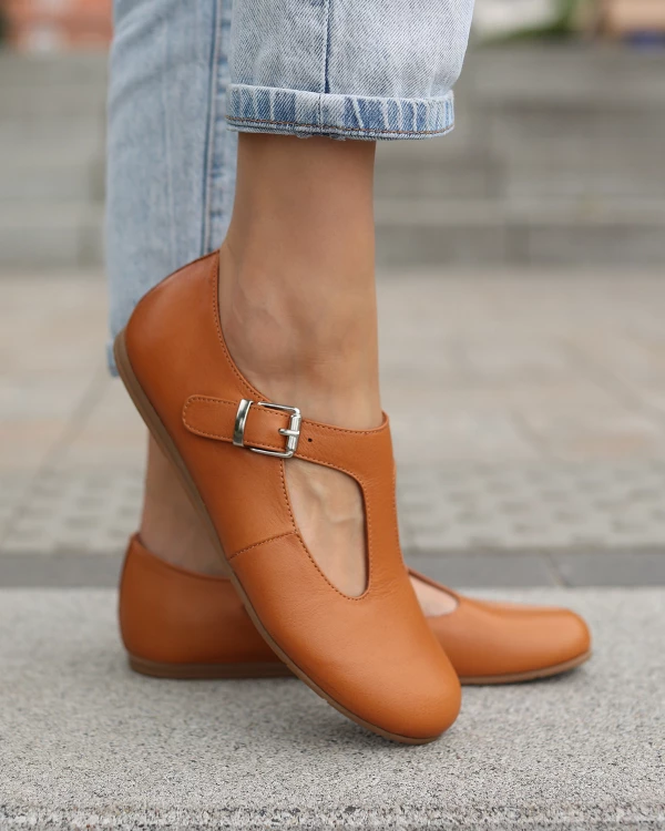 Rude półbuty damskie z naturalnej skóry licowej z wycięciami 3