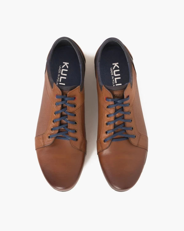 Brązowe półbuty męskie skórzane 015 0961-BCJ 4