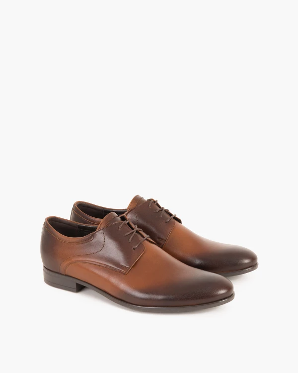 Brązowe półbuty wizytowe skórzane 3