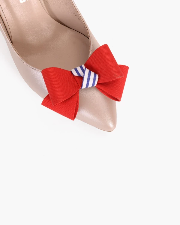 Czerwone kokardki do butów 3