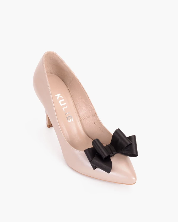 Czarne kokardki do butów 2