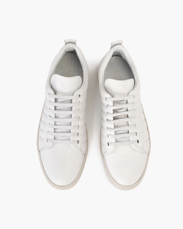 Białe trampki męskie skórzane 2