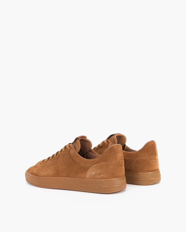 Brązowe trampki męskie zamszowe 5