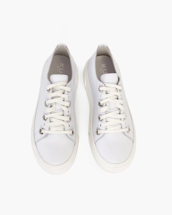 Białe trampki damskie skórzane 3