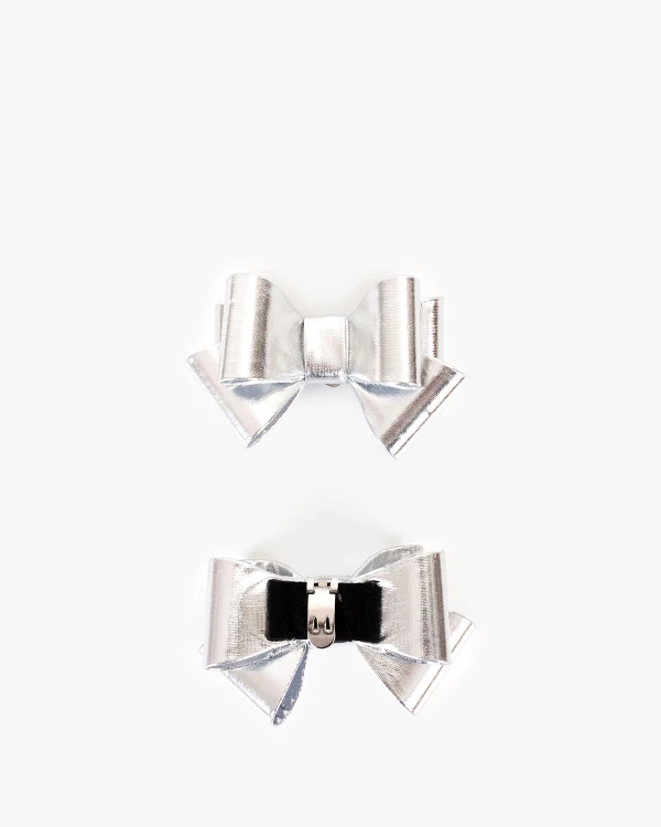 Srebrne kokardy do butów 4