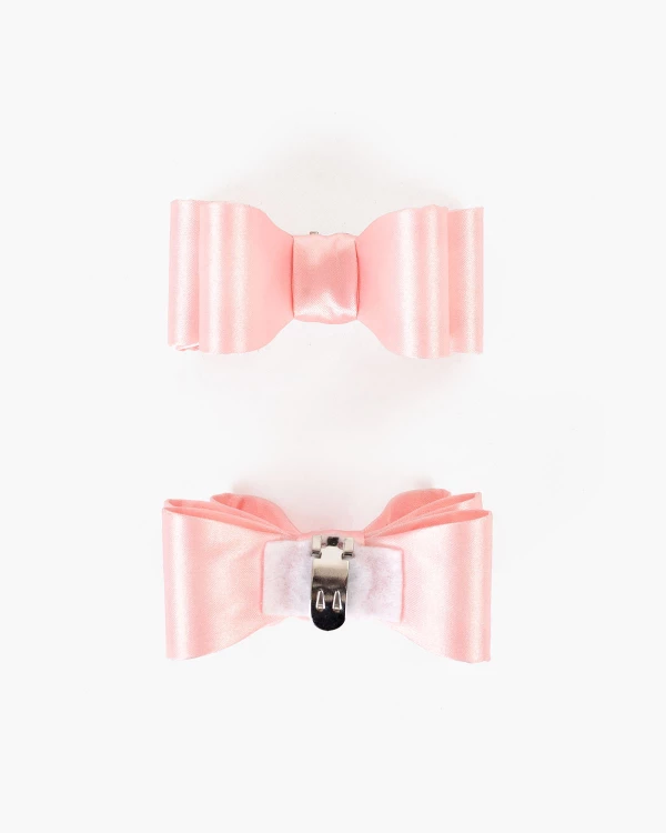 Różowe kokardki do butów 4