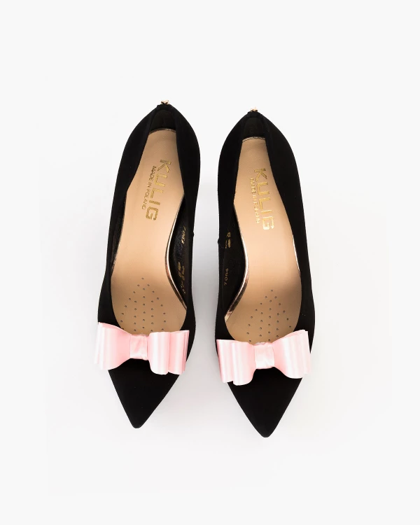 Różowe kokardki do butów 3