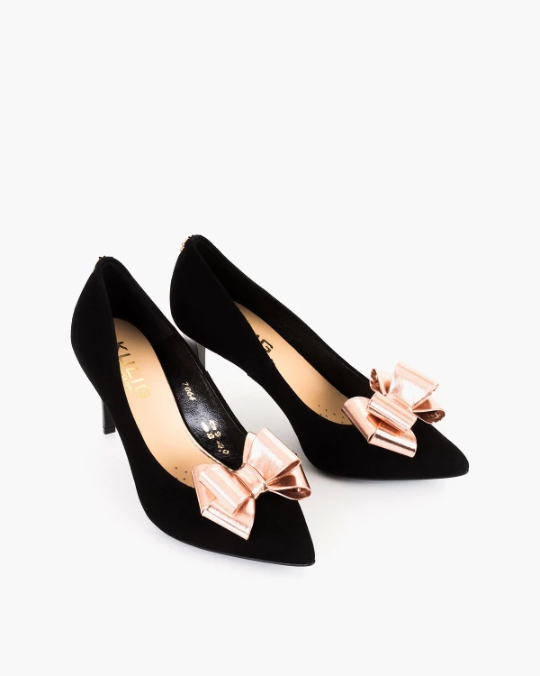 Złote kokardy do butów 2