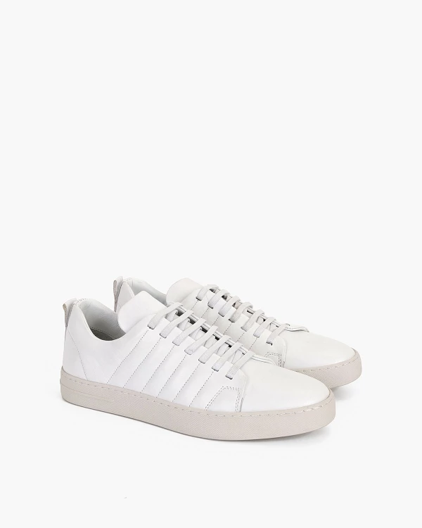 Białe trampki męskie skórzane 3